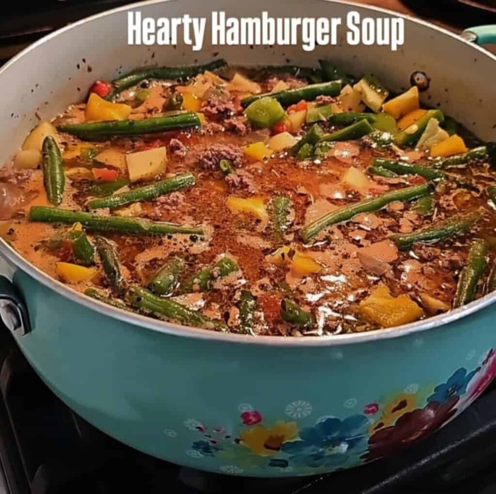 Hearty Hamburger Vegetable Soup - Bull Butter Co.