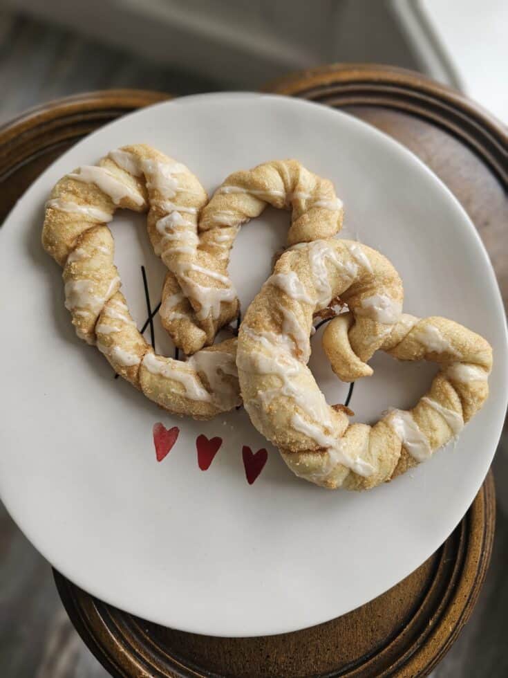 Sourdough Cinnamon Hearts