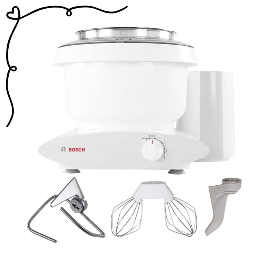 bosch mixer and attatchments