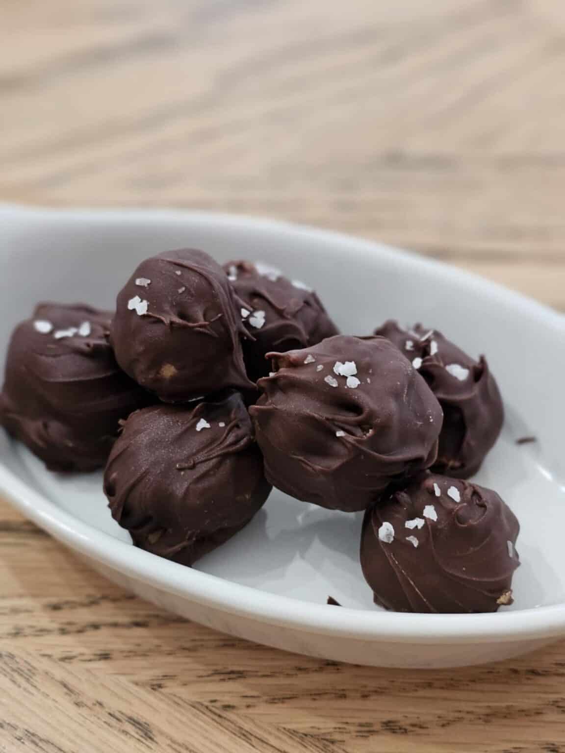 Healthy (ish) No-Bake Peanut Butter Balls - Bull Butter Co.